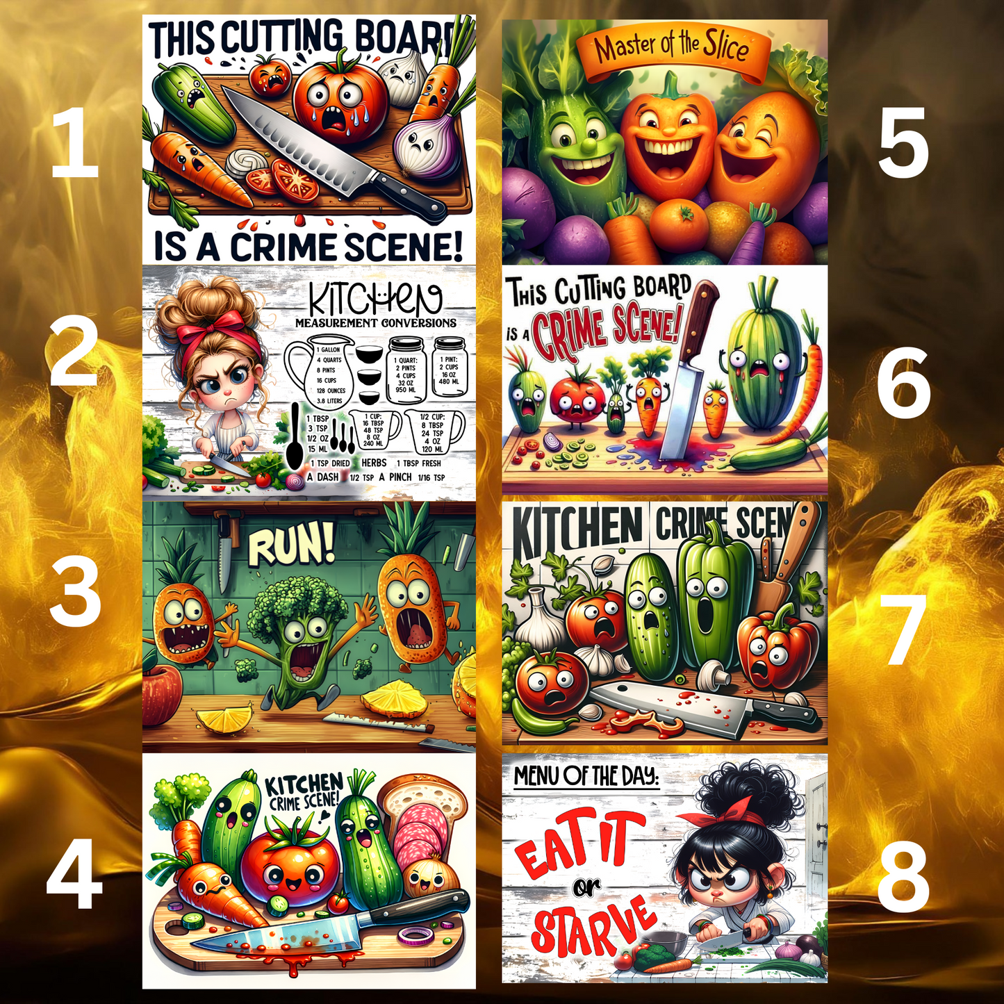 11X8 Glass Cutting Board