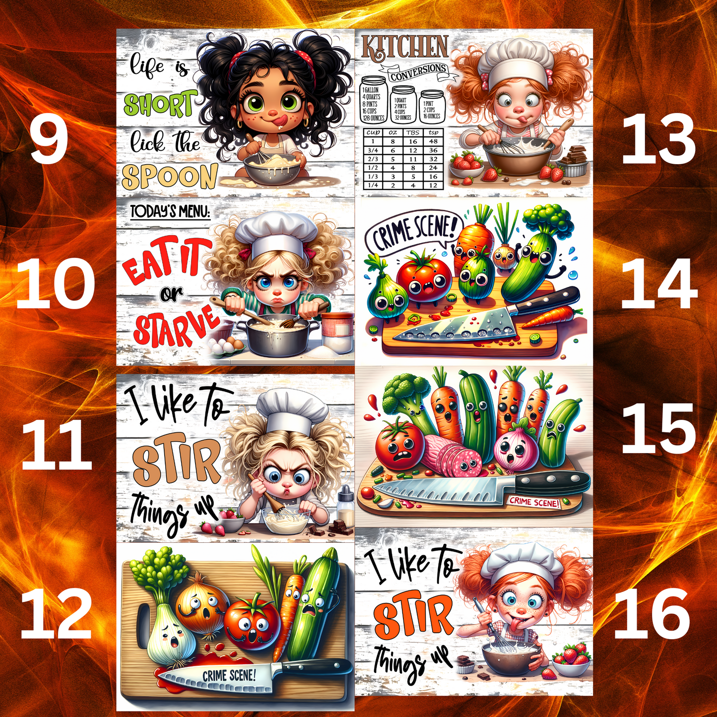 11X8 Glass Cutting Board