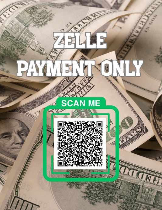 Custom QR Code Payment/Review plaque