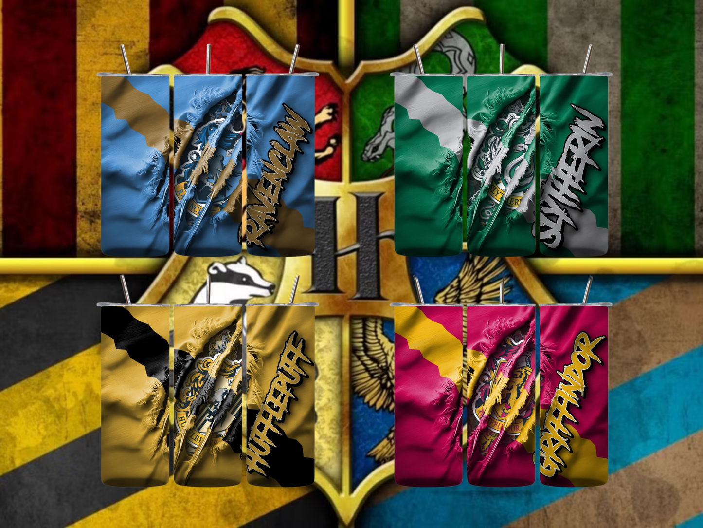 Hogwarts Quidditch Teams Tumblers
