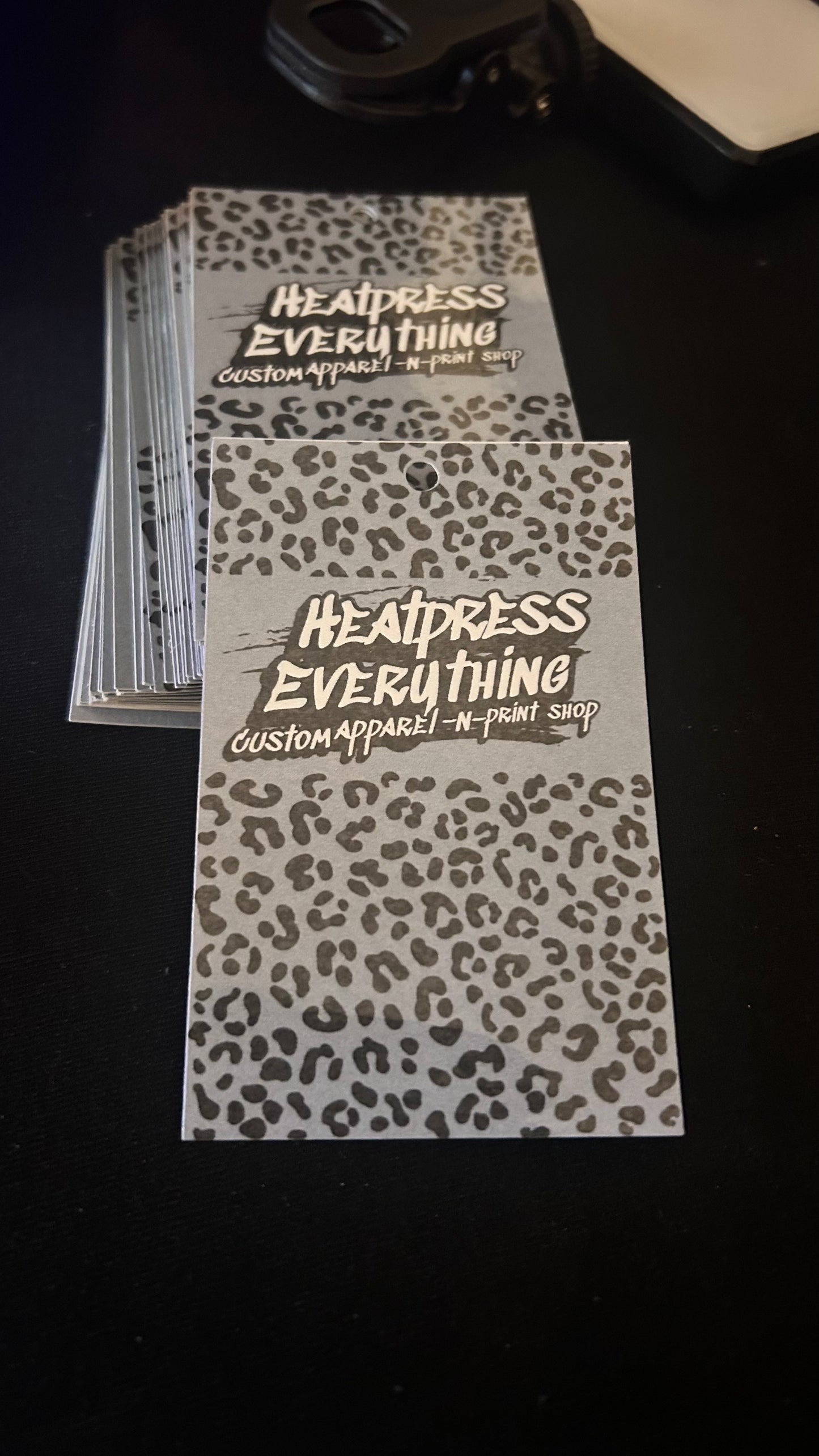 100 Custom Hang Tags Sticker